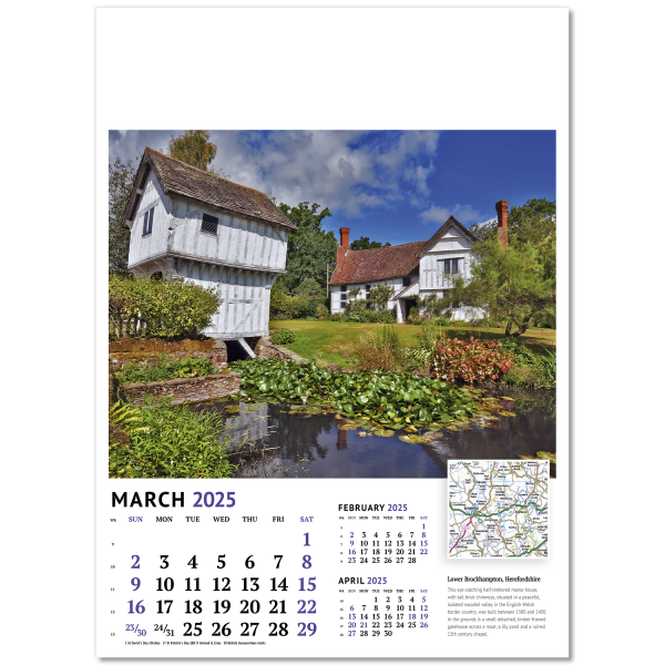 Britain in Pictures Wall Calendar