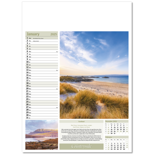 British Countryside Wall Calendar