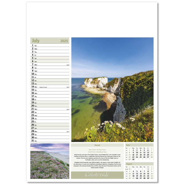 British Countryside Wall Calendar