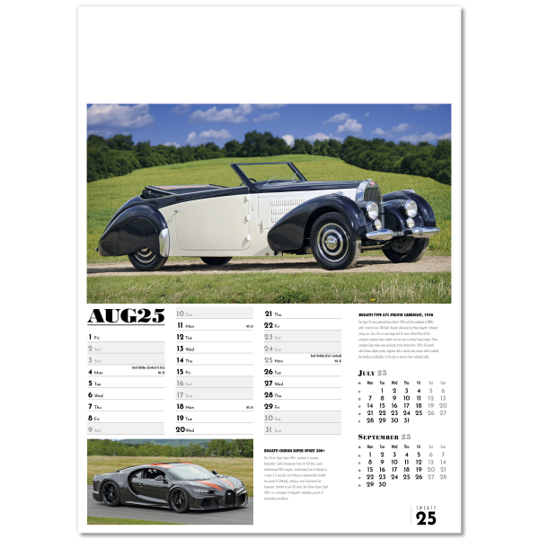 Collector's Cars Wall Calendar