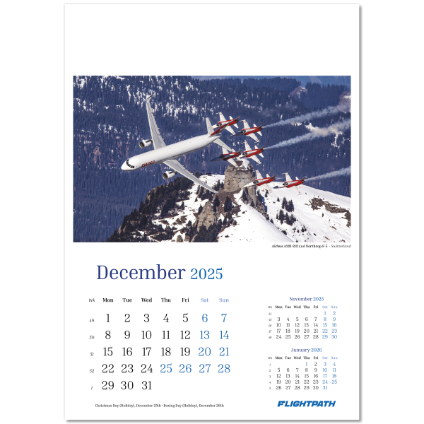 Flightpath Wall Calendar