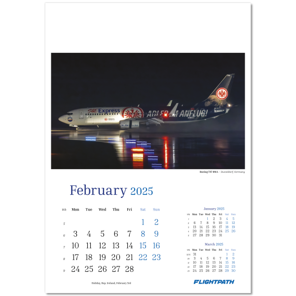 Flightpath Wall Calendar