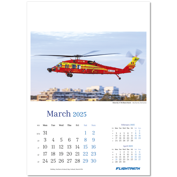 Flightpath Wall Calendar