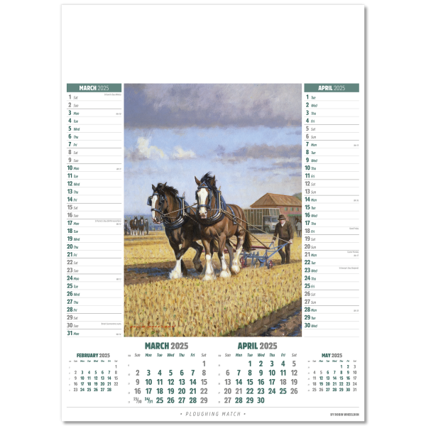 Horse Power Wall Calendar