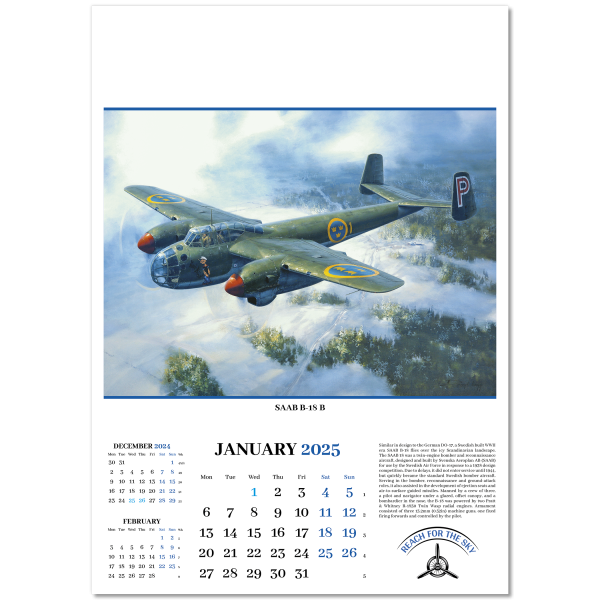 Reach for the Sky Wall Calendar