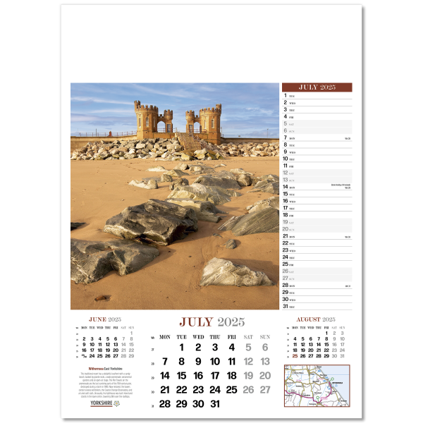 Yorkshire Glory Wall Calendar