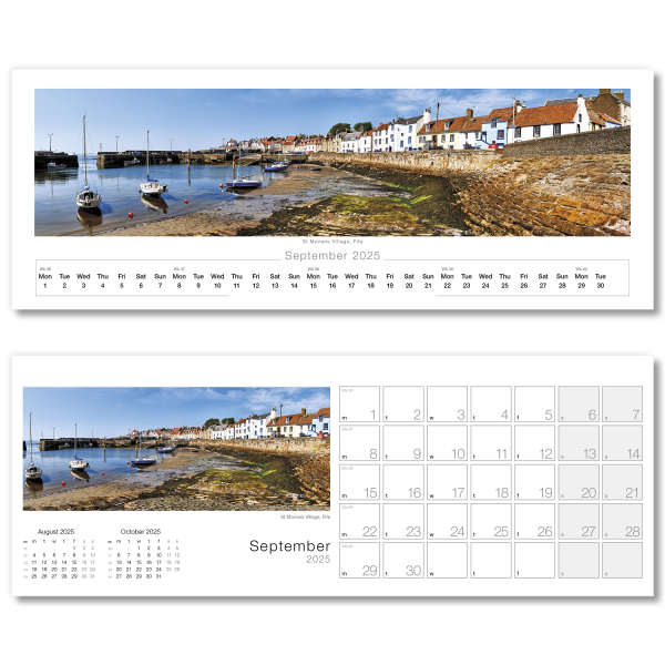 Images of Scotland Desk Calendar