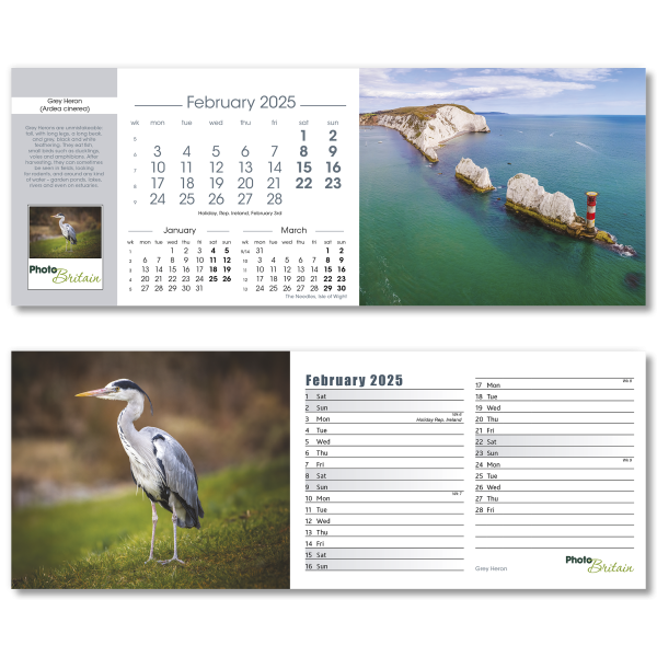 Photo Britain Desk Calendar